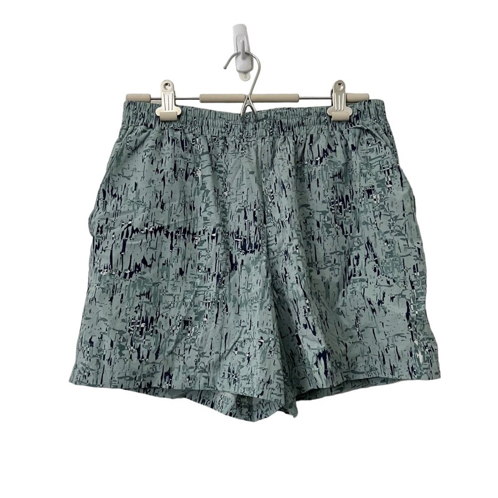 Outdoor Voices Green Flecked Anytime 5 Inch Nylon Lined Athletic Shorts Large